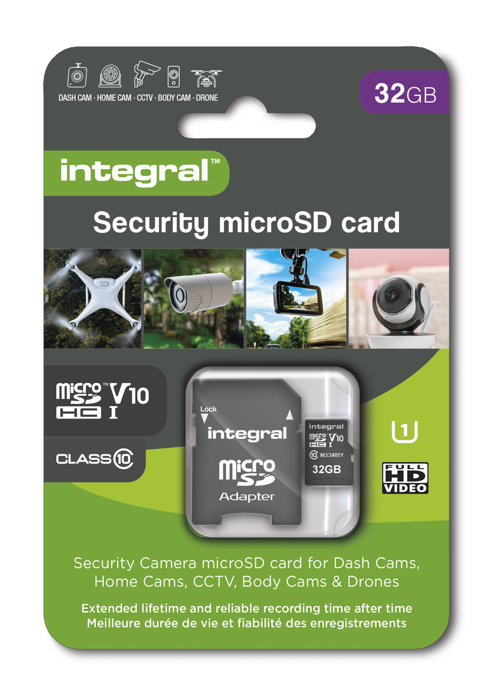 Integral Karta pamięci Security Micro SD 4K