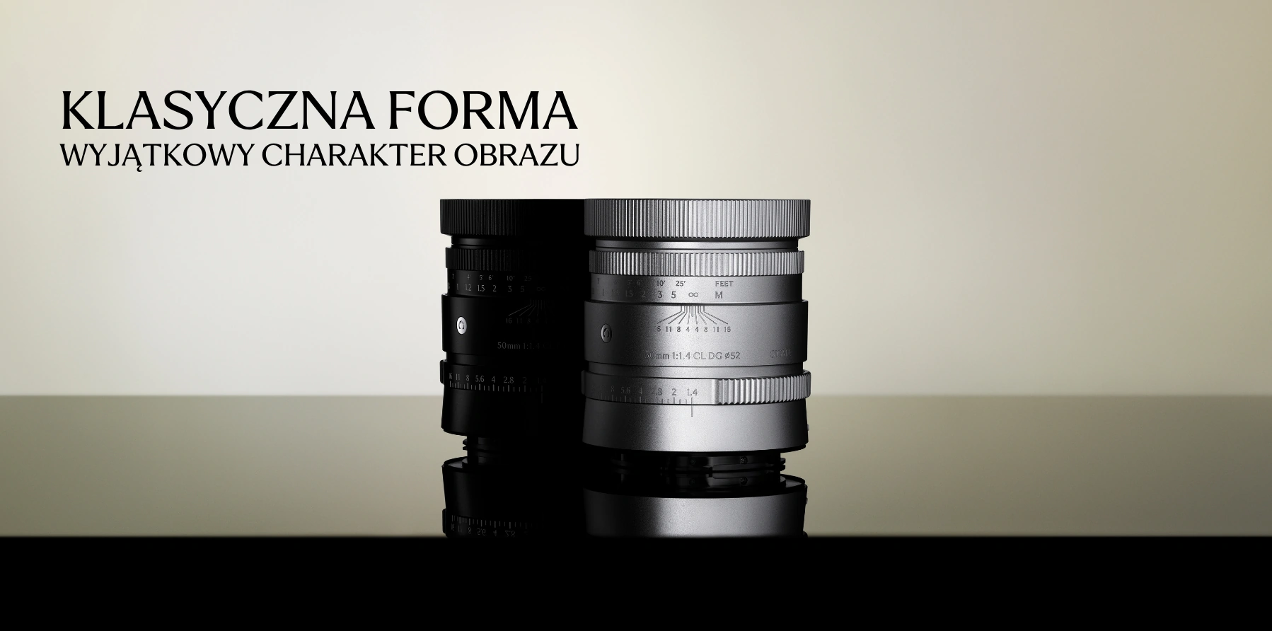 SIGMA 50 mm F1.4 CL DG Contemporary – czarny i srebrny obiektyw, klasyczna forma i wyjątkowy charakter obrazu