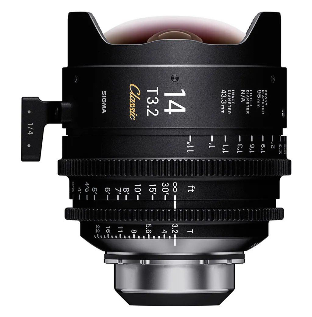 obiektyw filmowy SIGMA CINE 14 mm T3.2 Classic Metric