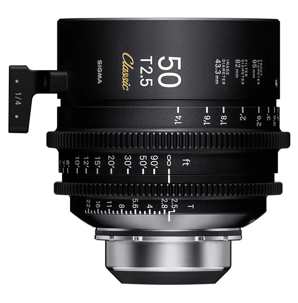 obiektyw filmowy SIGMA CINE 50 mm T2.5 Classic Metric