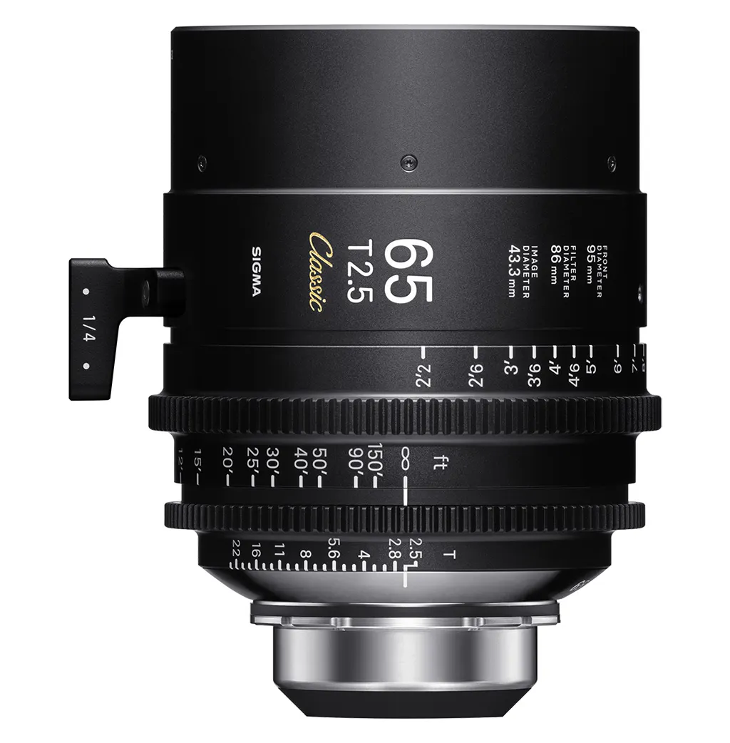 obiektyw filmowy SIGMA CINE 65 mm T2.5 Classic Metric