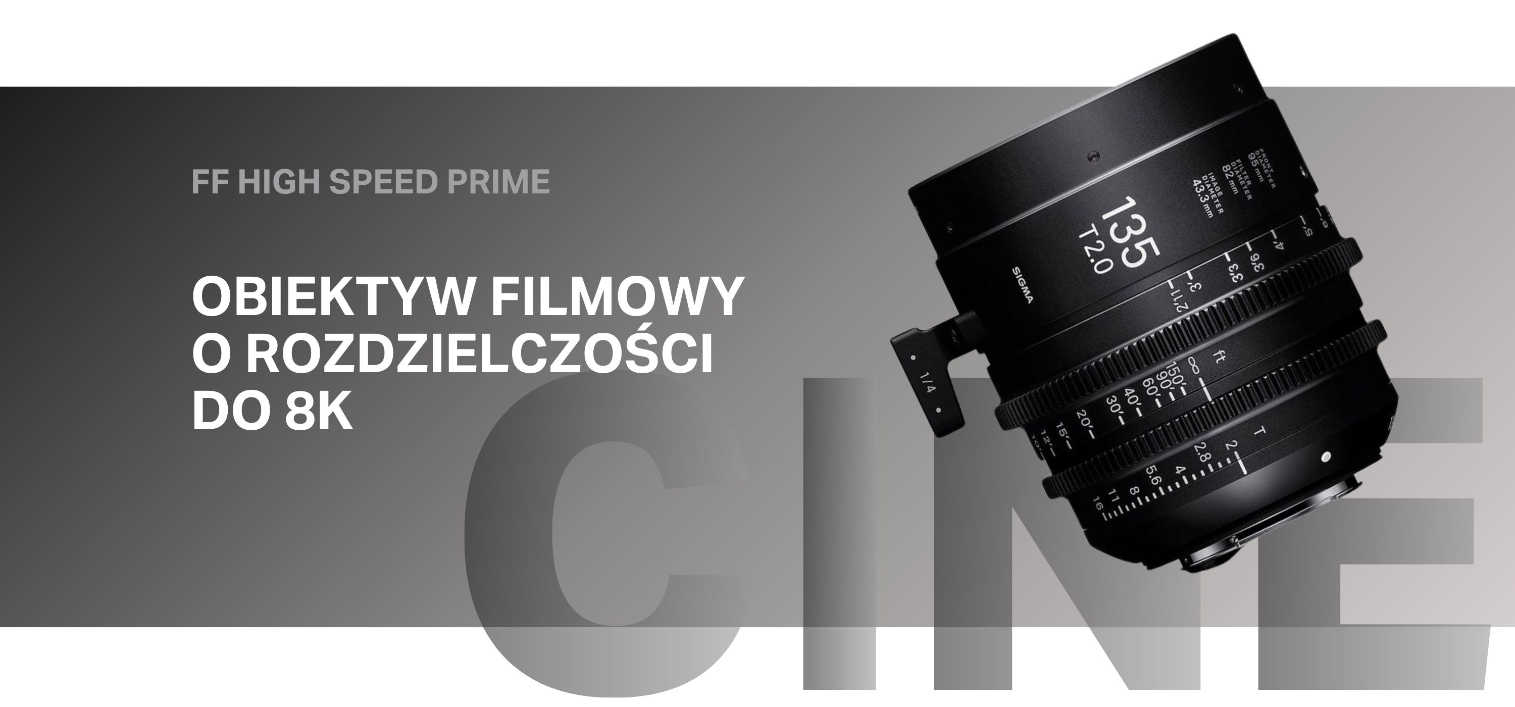 obiektyw filmowy SIGMA CINE 135 mm T2 METRIC