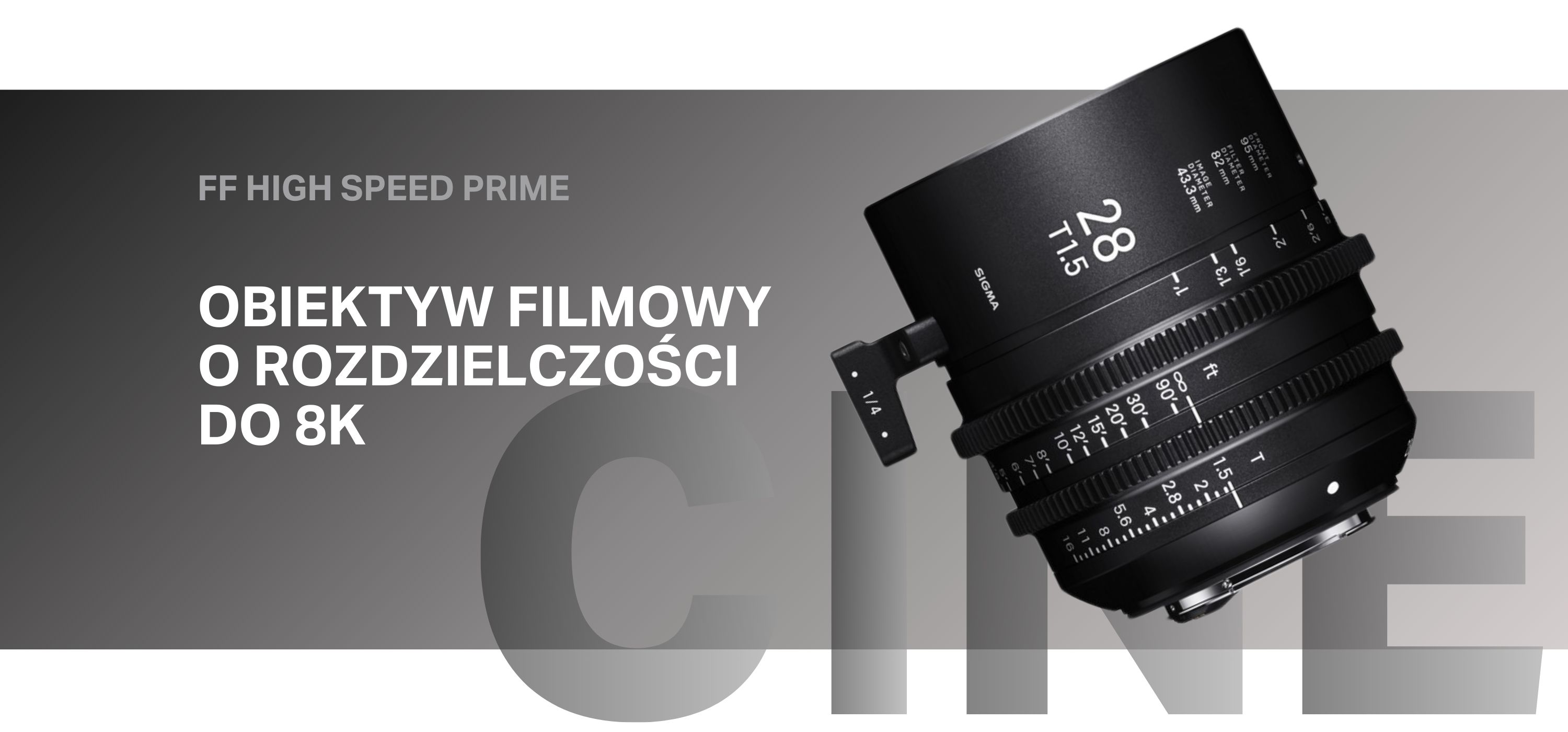 SIGMA CINE 28 mm T1.5 METRIC