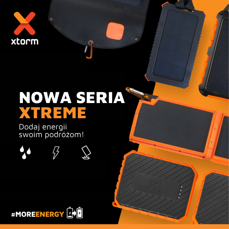 XTORM Powerbank solarny