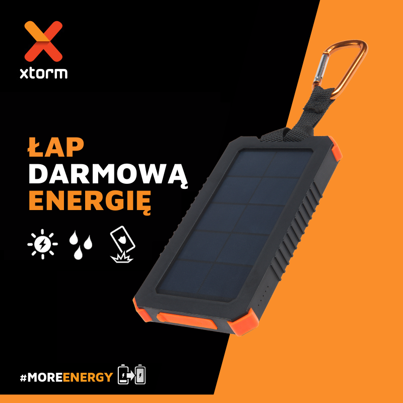 XTORM Power bank solarny